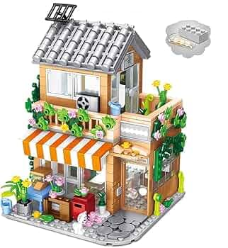 SKY LINE OCEAN Vintage Beach Building Block Set LED Light House Kit Gift on Birthday, Children's Day, or Special Occasion for Boys and Girls 6 Months ...