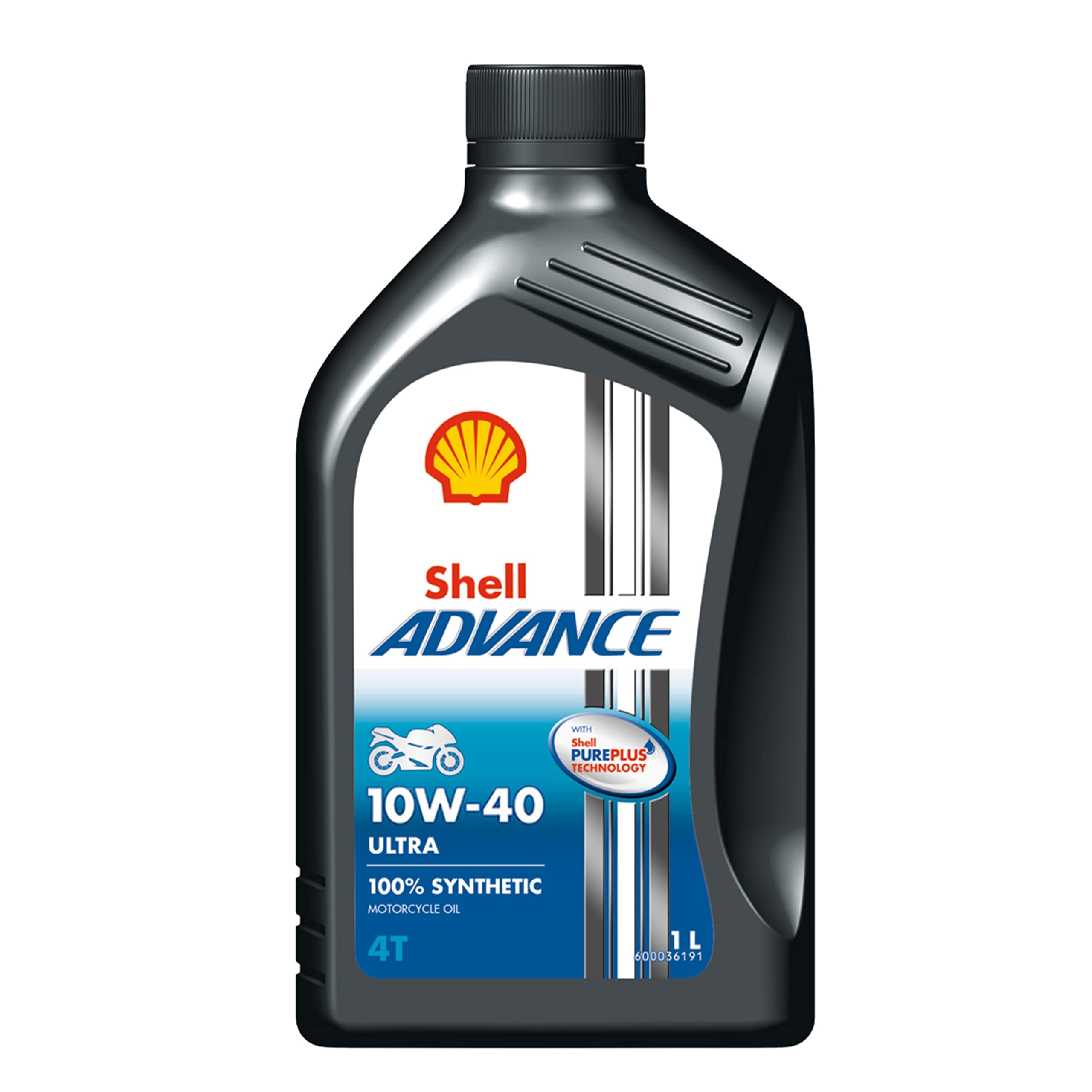 Shell Advance Ultra 4T 10W-40 API SN Fully Synthetic Motorbike Engine Oil (1 L) Engine Oils for Motorbikes