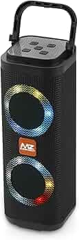 MZ M422SP (PORTABLE BLUETOOTH SPEAKER) Dynamic Thunder Sound with Mobile Stand 10 W Bluetooth Speaker (Black, Stereo Channel)