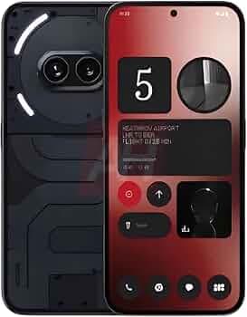 Nothing Phone (2a) 5G (Black, 12GB RAM, 256GB Storage)| Up to 24 GB RAM | 6.7" AMOLED Display | 50MP (OIS) + 50 MP | 32 MP Front | Mediatek Dimensity ...