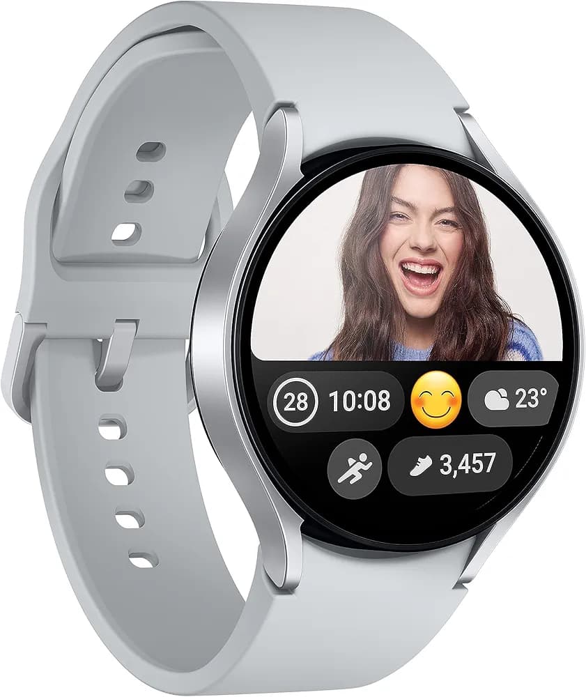 Samsung Galaxy Watch6 Bluetooth (44mm, Silver, Compatible with Android only)