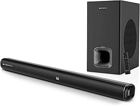 Zebronics Zeb-Juke Bar 6001 DWS PRO, 160W Multimedia Soundbar with Bluetooth Supporting,USB,AUX,Optical Input,HDMI(ARC) and Remote Control(Black)