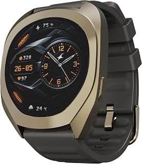 Fastrack Cosmix 1.32" AMOLED Display Metal Case Smart Watch with Heart Rate Monitor,AI Watchface & Chat,Pus...