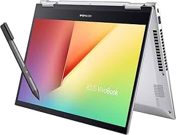 (Refurbished) ASUS VivoBook Flip 14 (2021), 14-inch (35.56 cm) FHD Touch, Intel Core i3-1115G4 11th Gen, 2-in-1 Laptop (8GB RAM/256GB SSD/Office 2021/...