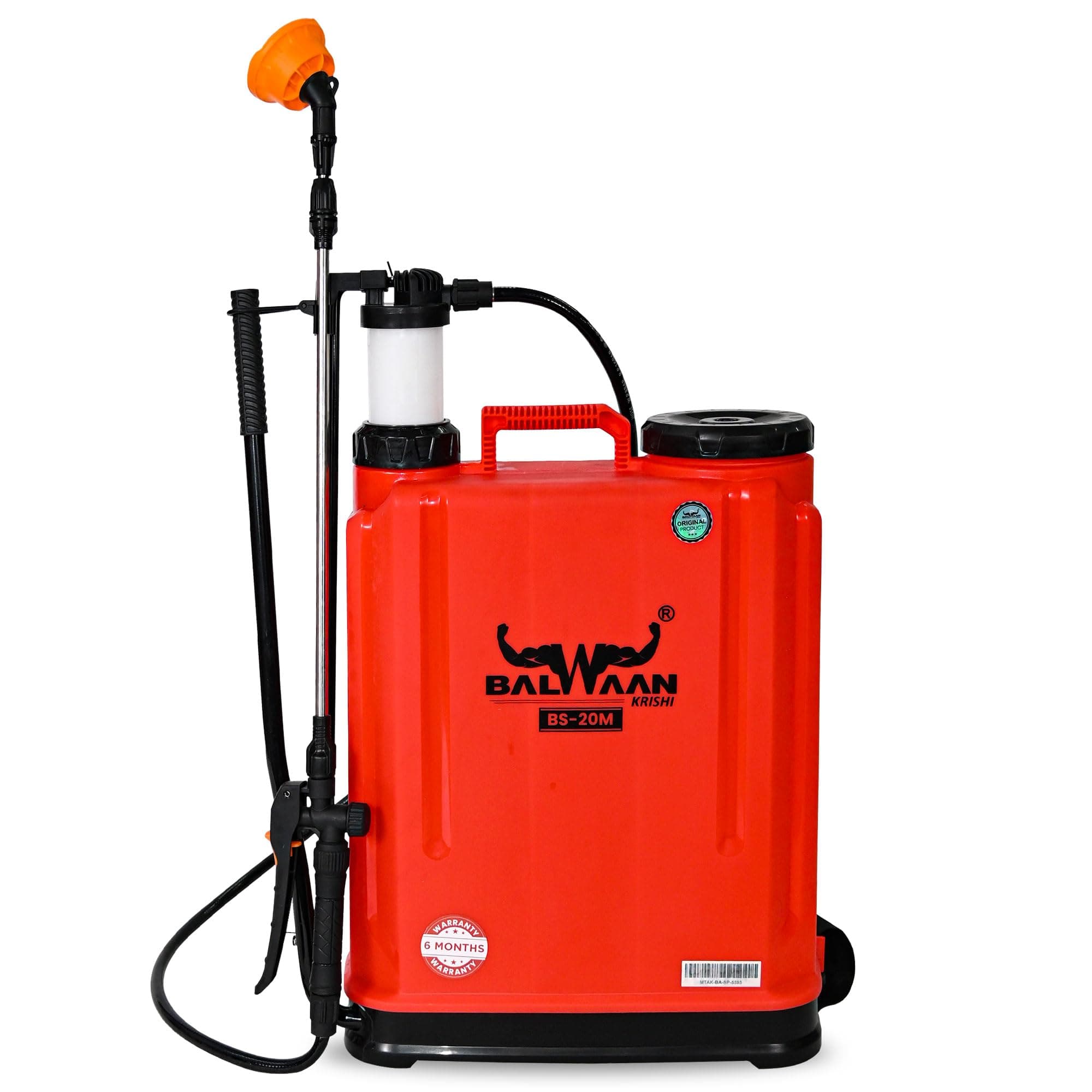 Balwaan Krishi BS-20M Manual Sprayer | 20 litres Tank Capacity | High Pressure Sprayer | Durable Material | Suitable for Spraying in Agriculture | Get...