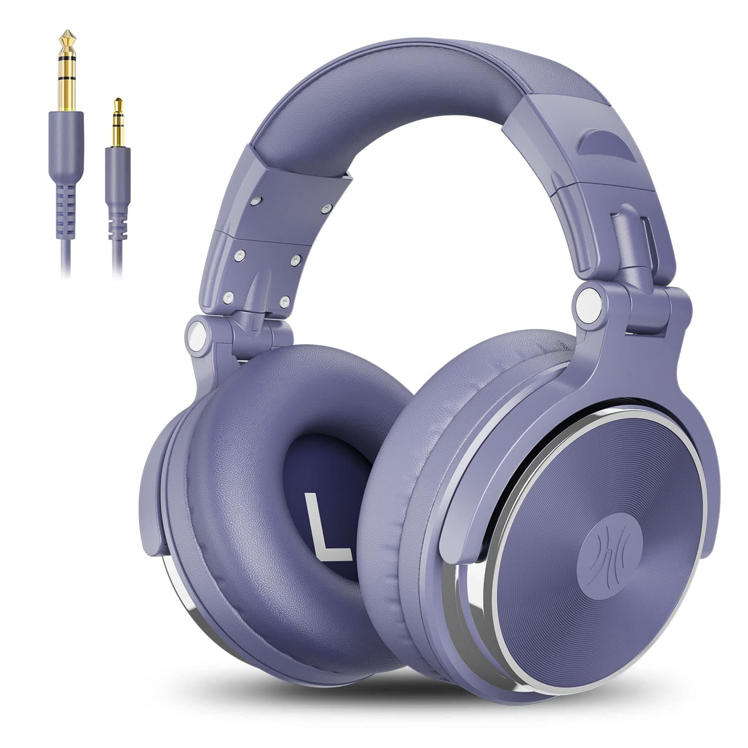 OneOdio Pro-10 Over Ear Headphone, Wired Bass Headsets with 50mm Driver, Foldable Headphones with Shareport and Mic for Recording Monitoring Podcast G