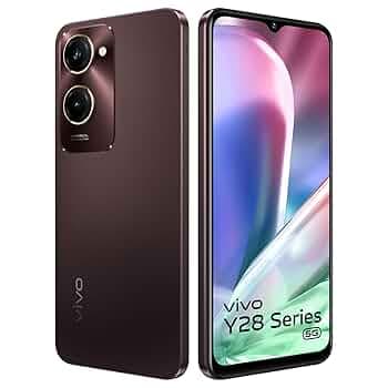 Vivo Y28e 5G (Vintage Red, 4GB RAM, 128GB Storage) with No Cost EMI/Additional Exchange Offers | with Charger
