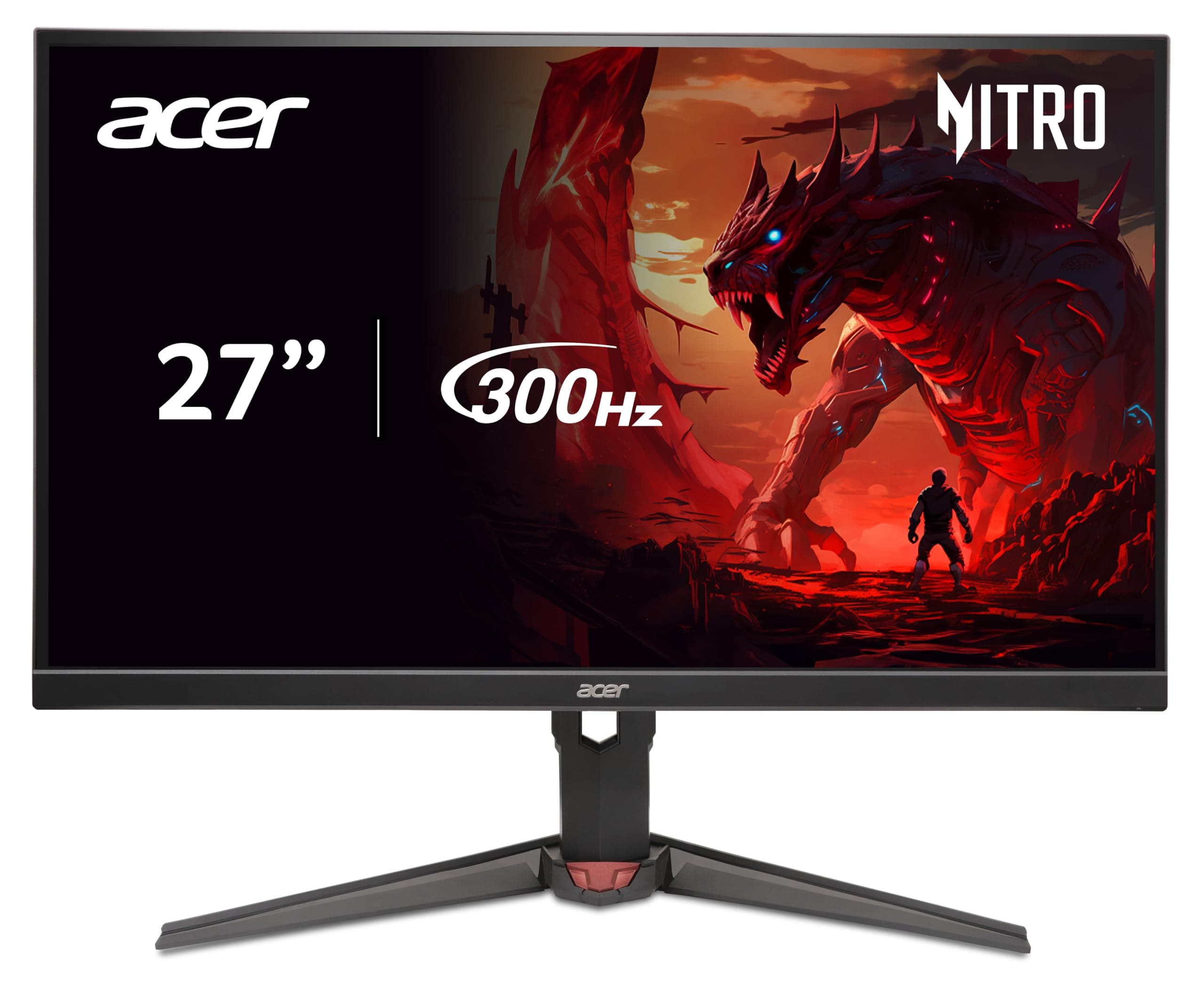 Acer Nitro XV272U F3 27 inch IPS WQHD 2560x1440 Gaming Backlight LED LCD Monitor I Rapid 300Hz Refresh, 0.5ms Response I HDR 400 I AMD FreeSync Premiu...
