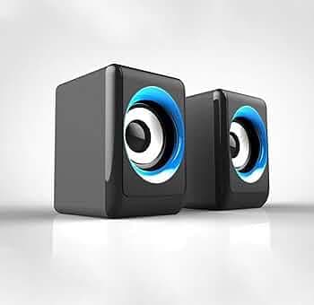 C3TECH Computer Speakers for Desktop 2.0 USB-Powered Mini Computer Speaker Subwoofer, USB Speakers for Pcs and Laptops, Pc Speakers (E_1007)