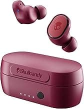 Skullcandy Sesh Evo Truly Wireless Bluetooth in Ear Earbuds with Mic (Deep Red)