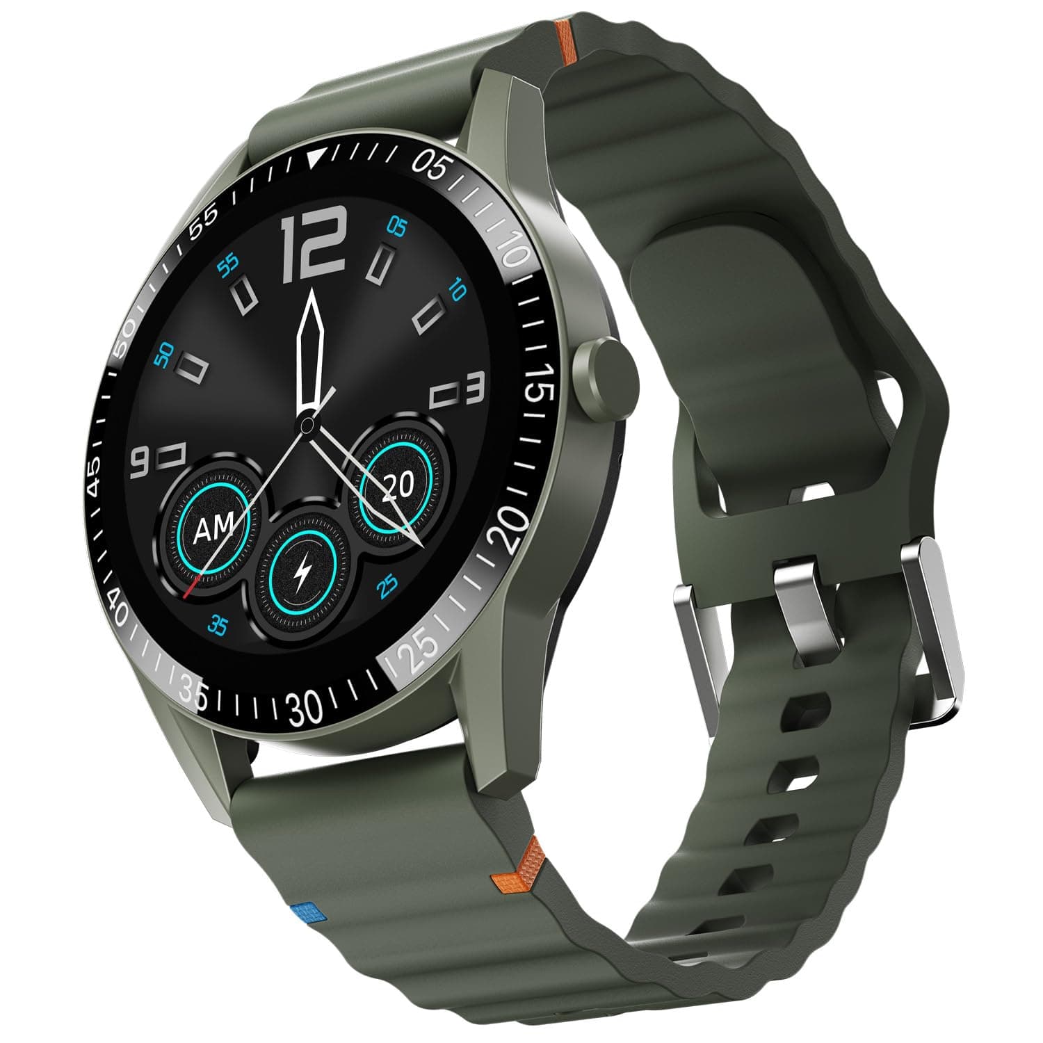 Fire-Boltt Talk Bluetooth Calling Smartwatch, 1.39" TFT Display with Dual Button, Hands On Voice Assistance, 120 Sports Modes, in Built Mic & Speaker ...