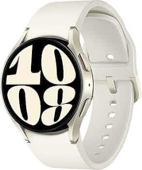 (Refurbished) Samsung Galaxy Watch6 LTE (40mm, Gold, Compatible with Android only)