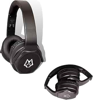 Squaircle [ Limited Deal 3 Years Warranty ] Brute-KB11 HiFi Stereo Over The Ear Wireless Bluetooth Foldable Headphone's with Mic Surround sound for Al...