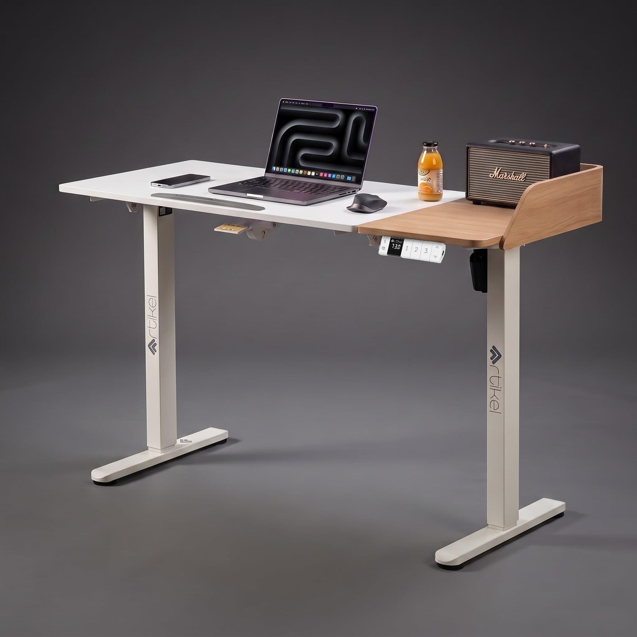 ARTIKEL Axis Height Adjustable Table for Office Work & Home | 80Kg Capacity | Tiltable 0-90 Anti-Slip Top | 3-Preset Smart Controller wiht USB | 72118...