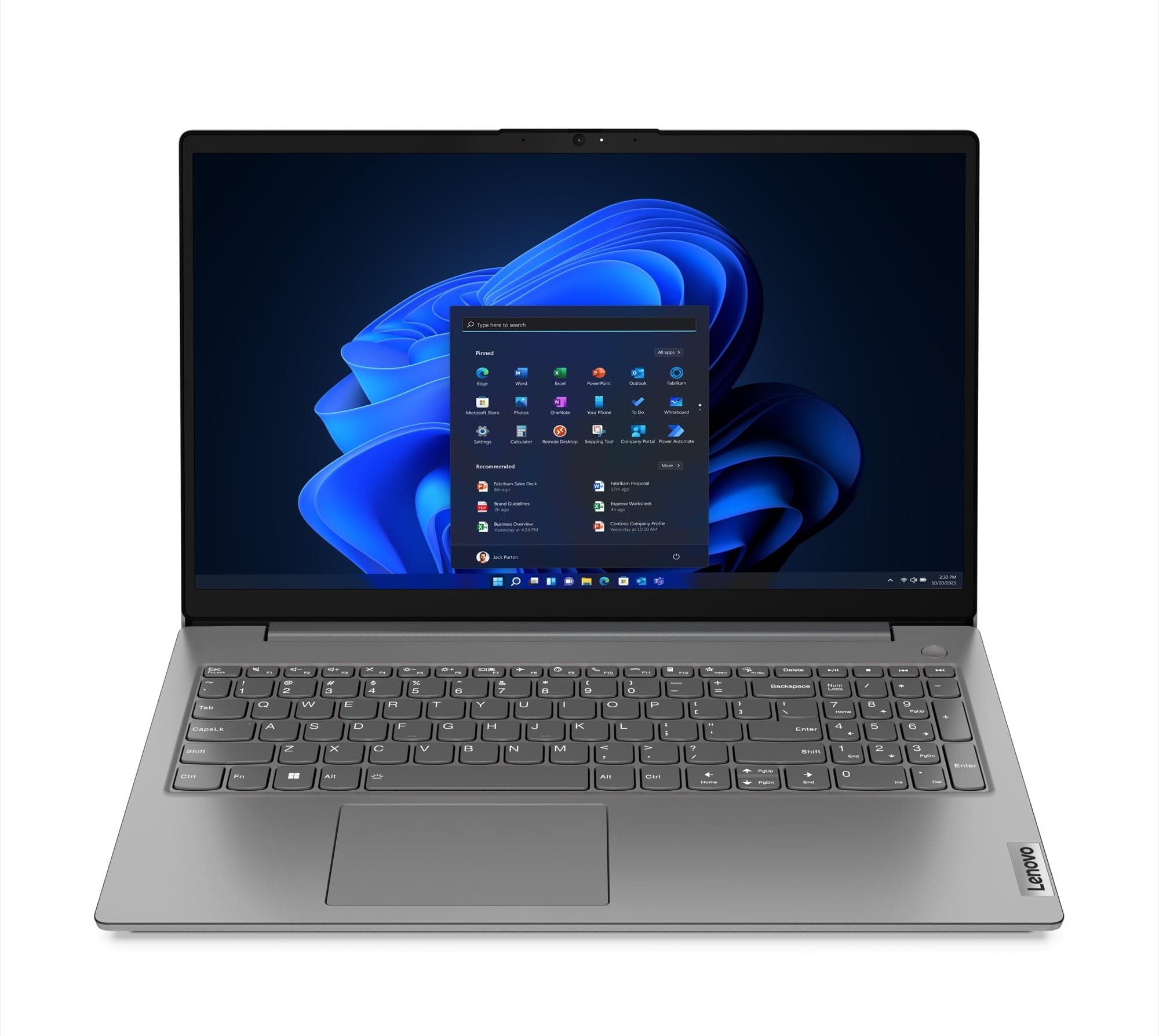 Lenovo V15 12th Gen Intel Core i5-1235U 15.6" FHD Thin and Light Laptop (8GB RAM/512GB SSD/Windows 11 Home/MS Office Home & Student 2021/Iron Grey/1.7...