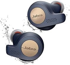 (Renewed) Jabra Elite Active 65t Alexa Enabled True Wireless Sports Earbuds with Charging Case - Copper Blue