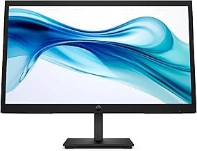 HP 322pv 21.45 inch VA FHD Monitor, Anti-Glare Eye Ease; Tilt, Brightness+; Color; Image; Input; Power; Menu; Management; ...