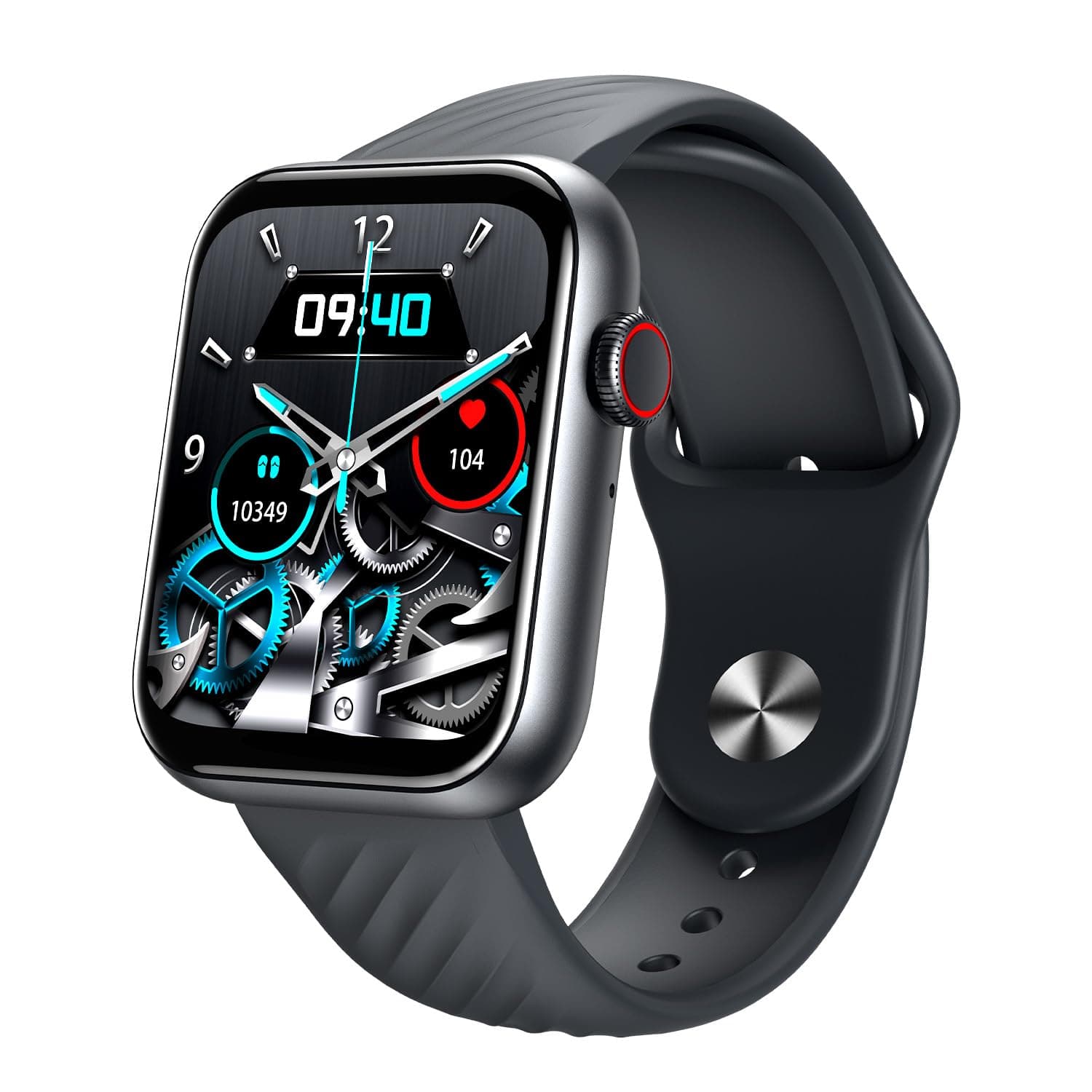 itel ICON-2 Smartwatch with BT Calling, 1.83" HD Display with a 550 nits Peak Brightness, Functional Crown, IP68, 150+ Watch Faces, 24Hr Health Monito...