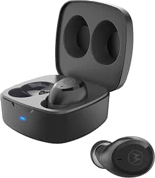 Motorola Moto Buds 100 - True Wireless Bluetooth Earbuds with Microphone  Lightweight, IPX5 Water Resistant, Touch-Control - Comfort Fit and Clear Sou...