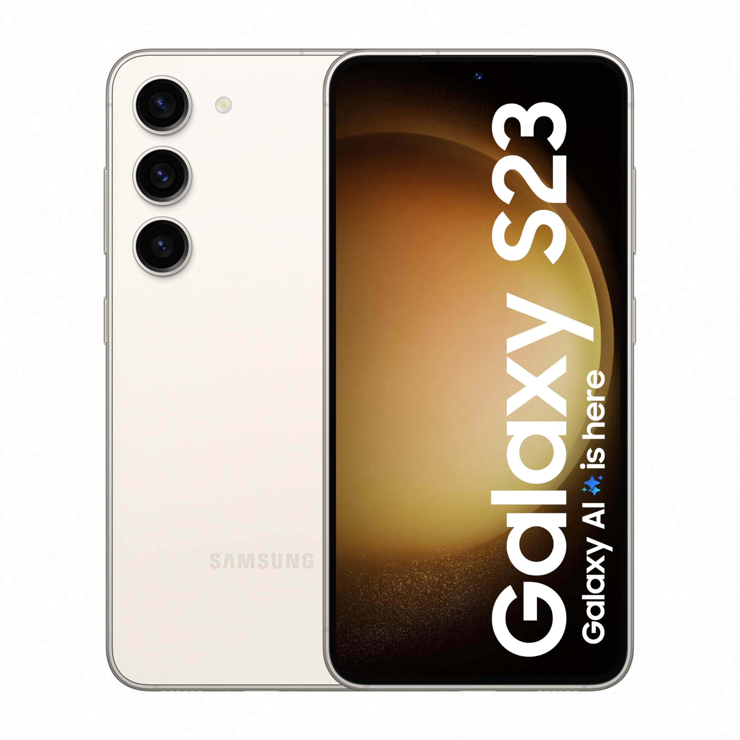 Samsung Galaxy S23 5G (Cream, 8GB, 256GB Storage)