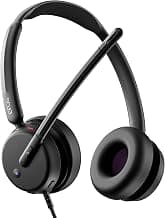 EPOS Impact 460T Binaural On-Ear USB C and USB A Wired Headset with Dual Noise-Canceling Mics, Microsoft Teams Certified, ...