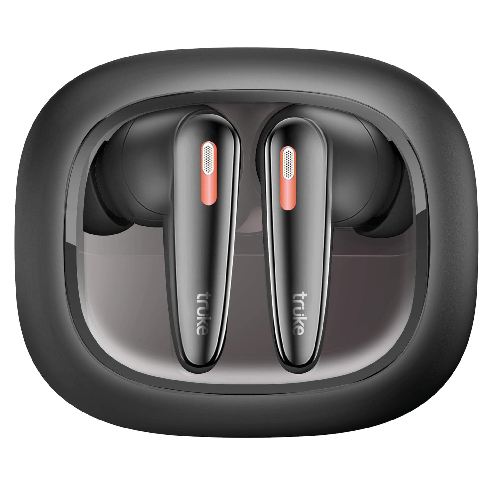 truke New Launch Crystal Bass True Wireless in Ear Earbuds with 13mm Drivers, 70H Playtime Fast Charge, Made in India, Dual Pairing buds, HiFi Sound T...