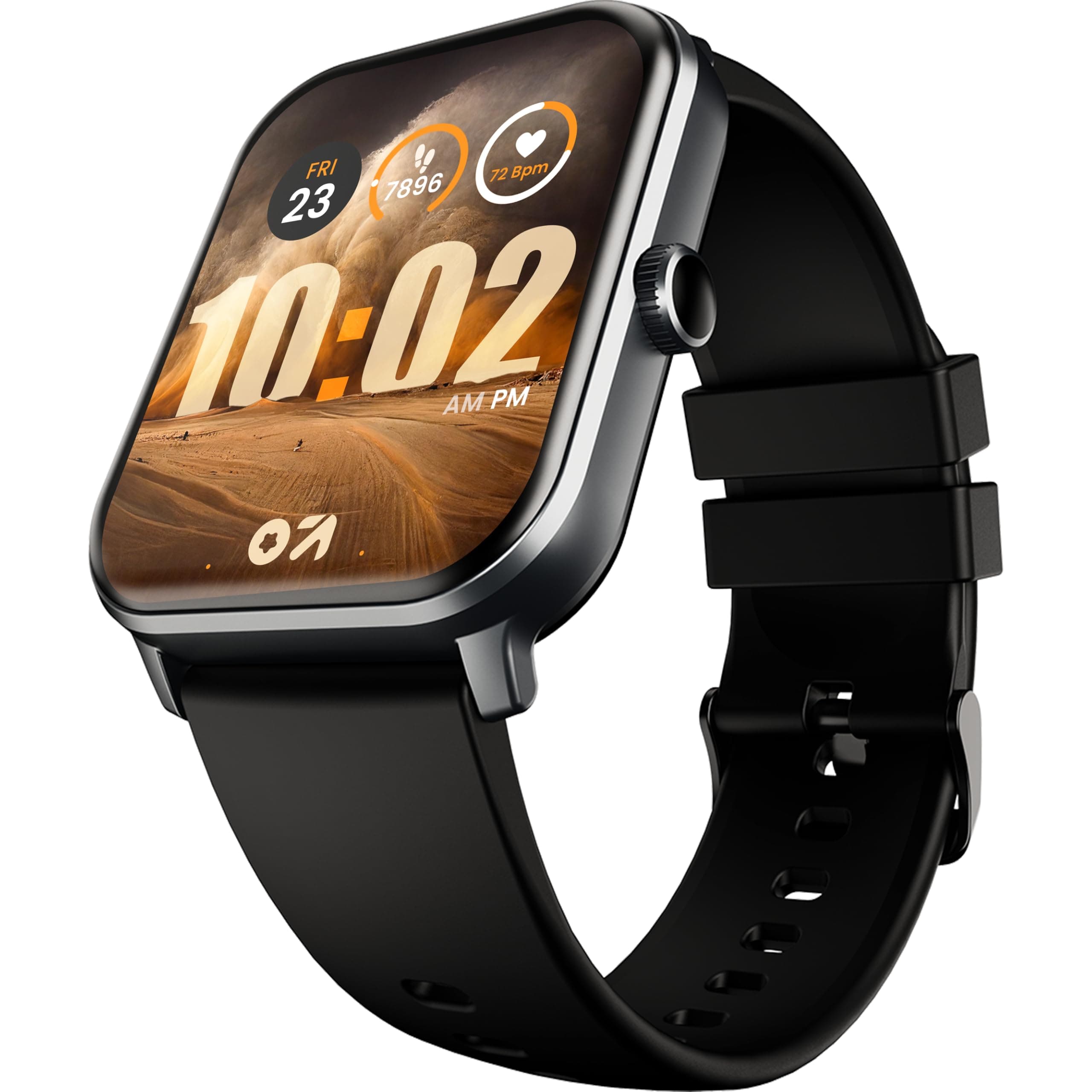 Boult Newly Launched Drift+ Smart Watch 1.85''HD Screen, Bluetooth Calling, IP68, 500 Nits Brightness,150+ Watchfaces, AI Voice Assistant, SpO2 Monito...