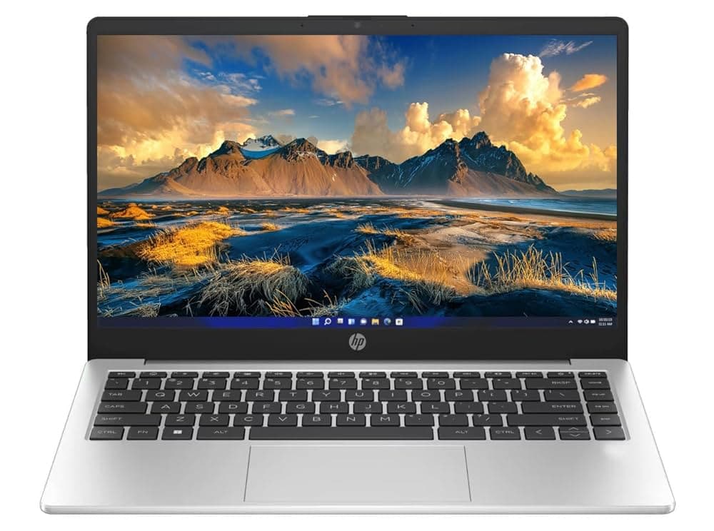 HP 14 (2025), AMD Ryzen 5 7530U Hexa Core - (16 GB/512 GB SSD/AMD Radeon Graphics/Windows 11 Pro) Thin and Light Business Laptop/14.0" HD Display/Turb...