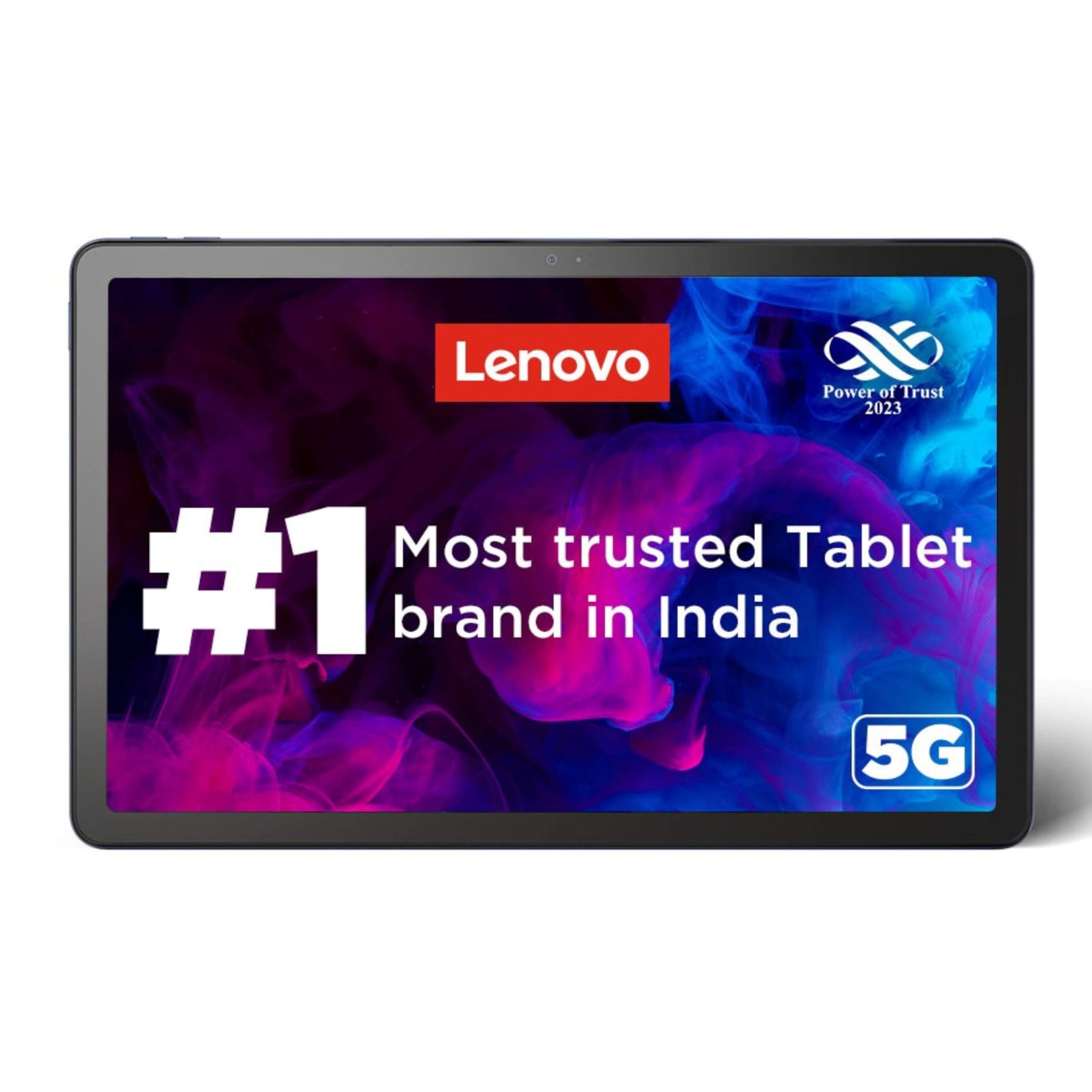 Lenovo Tab M10 5G 10.6 inch (26.9cm), 6 GB, 128 GB, Wi-Fi+ 5G, 2K Display (2000x1200), Abyss Blue and Octa-core Processor
