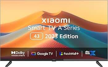 Mi 108 cm (43 inches) A Series Full HD Smart Google TV L43M8-5AIN (Black)