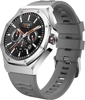 CELLECOR E4 Edge 1.52 HD+ Round Metal Dial Display with 850 NITS | HubLot Design | SpO2 | Heart Rate Monitoring | AI-Generated Watch Faces | Voice Ass...