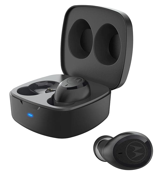Motorola Vervebuds 100 Truly Wireless Bluetooth in Ear Headphone with Mic (Black) In-Ear