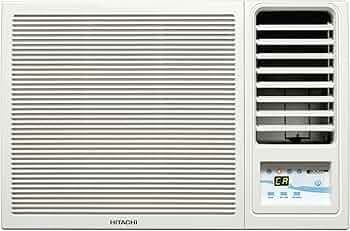 Hitachi 1.5 Ton 3 Star with 5 Year Comprehensive Warranty* Window AC (100% Copper, Dust Filter, 2024 Model, Kaze Plus, R32 - RAW318HHDO, White)