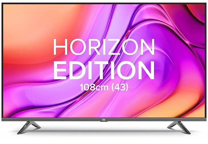 Mi 108 cm (43 inches) Horizon Edition Full HD Android LED TV 4A | L43M6-EI (Black) Smart Televisions