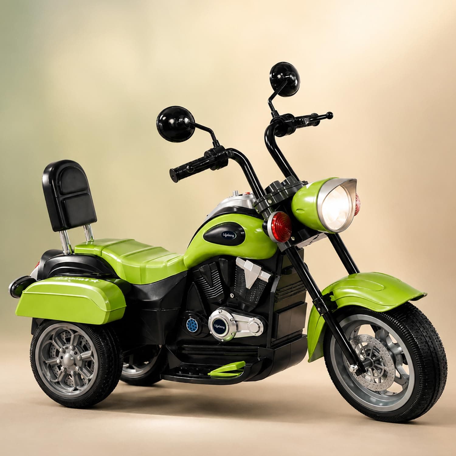 Lifelong Royal Electric Ride On Motor Bike for Kids Boys & Girls, Semi Assembled Rechargeable Toy Bike One Touch Start,Light and Music, Longer Battery...