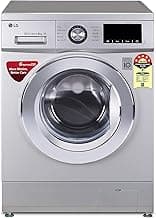 LG 8.0 Kg 5 Star Inverter Fully-Automatic Front Loading Washing Machine (FHM1208ZDL, Luxury Silver, Direct Drive Technology)