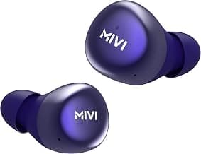 Mivi Duopods M40 True Wireless BluetoothIn Ear Earbuds with Mic, Studio Sound, Powerful Bass, 24 Hours of Battery and EarPods with Touch Control(Blue)