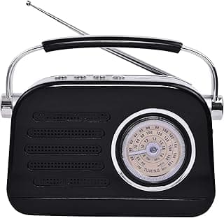 Pagaria Retro FM/AM/SW Portable Radio with Bluetooth & USB