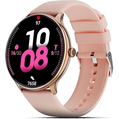 Nervfit ACTIV Pro Smart Watch 1.39'' TrueColor+ LED Display, Bluetooth Calls, Heart Rate, SpO2, BP, Calorie, Step Count, Camera & Music Control