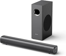 Pebble Magna 8 Deep bass Sound, 80W Dynamic Driver, 2.1 ch sub-woofer, Digital Audio Power Amplifier, Digital dispaly, Bas...