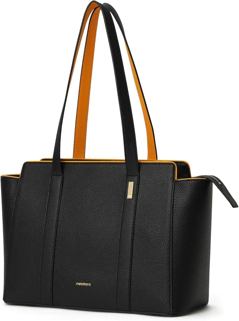 MOKOBARA Women The Sunflower Work Tote Bag, Lightweight For Daily Use And Work With Luggage Sleeve And 14" Laptop Compartment