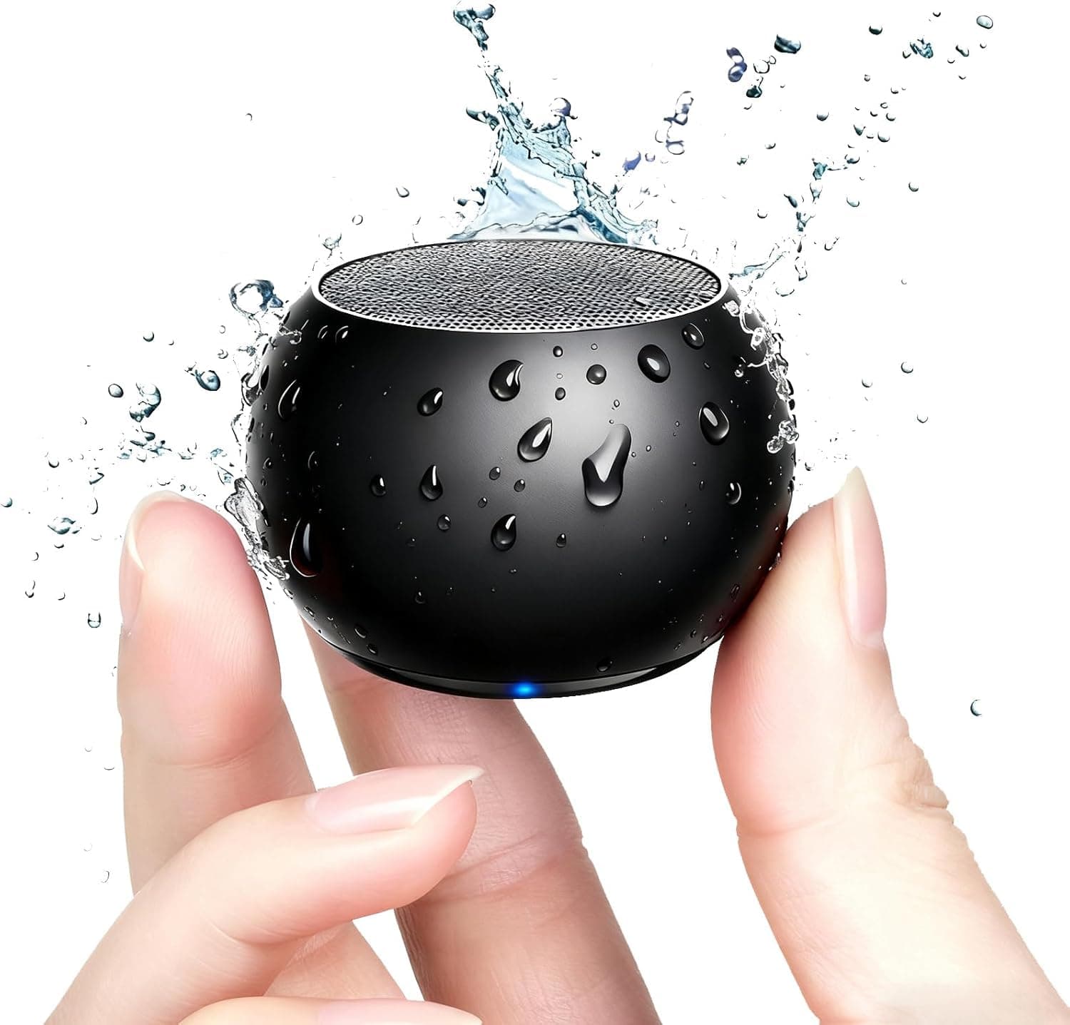 JBL Mini Bluetooth Speaker Ultra Wireless Speaker with Heavy Metal Electroplating | Round Mini Speaker, Power Button Controlled, Long Battery Backup &...