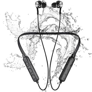 Kimtok Bluetooth Wireless In Ear Earphones With Mic With Sweat & Water Resistant Ipx7 Technology, 8 Hours Music & Video Play Time, 120 Hours Standby (