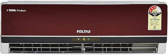 Voltas 1 Ton 3 Star Split AC (Copper 123 PZY-R Red)