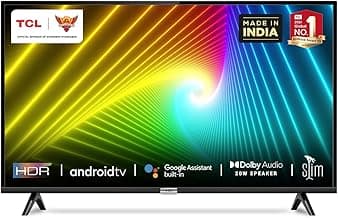 TCL 80 cm (32 inches) HD Ready Certified Android Smart LED TV 32S6500S (Black) (2020 Model)