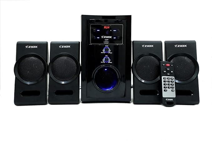 Ziox ZX 701 75 Watt 4.1 Channel USB Multimedia Speaker (Black) Multimedia Speaker Systems