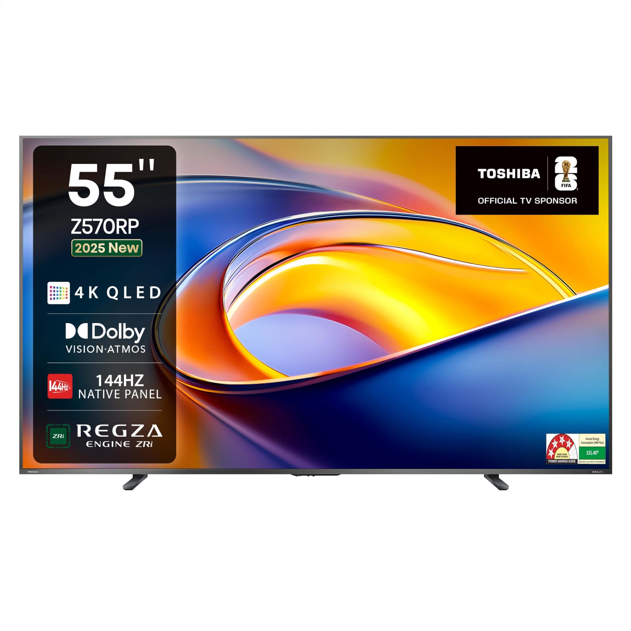 TOSHIBA 139 cm (55 inches) Z570RP Series 4K Ultra HD Smart QLED TV 55Z570RP