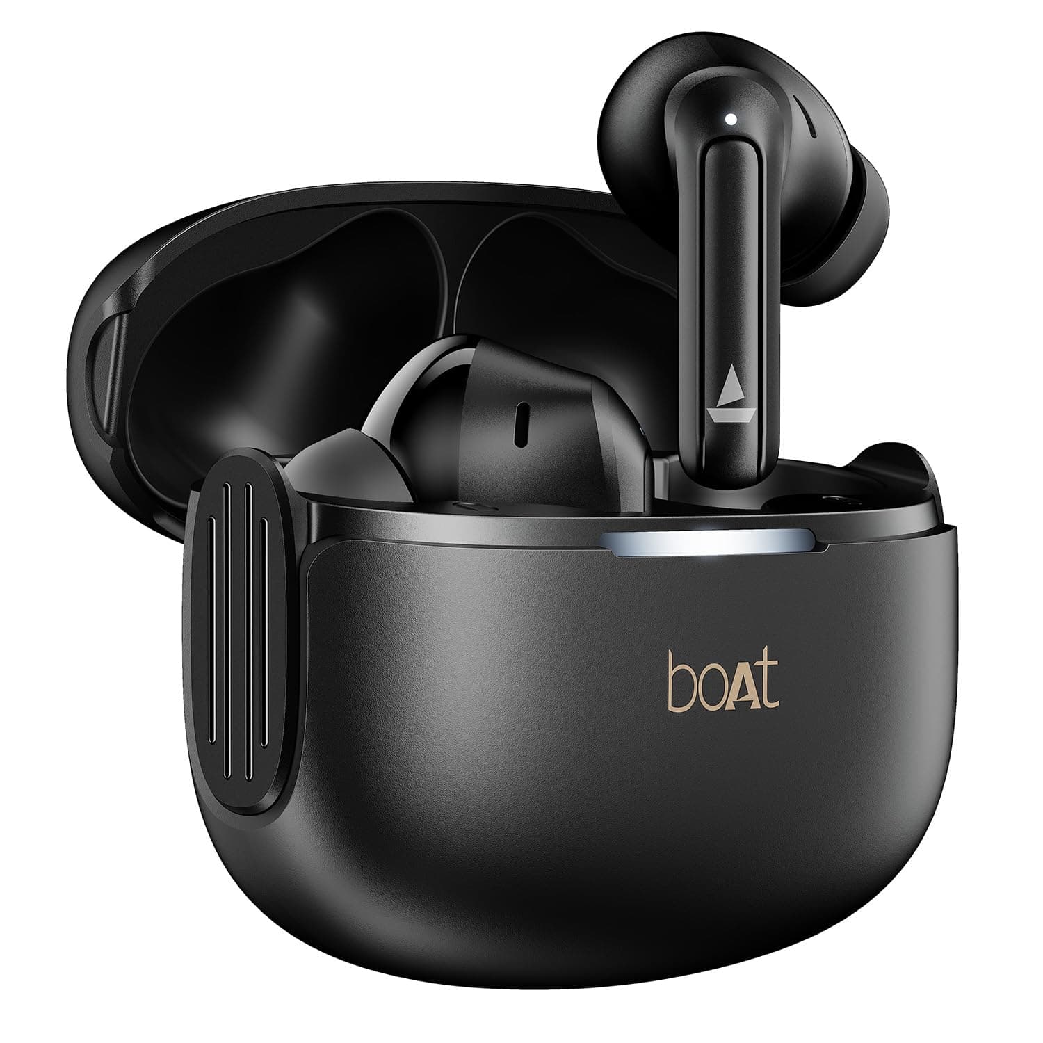 boAt 2025 Launch Airdopes 219 4Mics ENx Tech, 40 Hrs Battery, 13mm Drivers, ASAP Charge, Low Latency, Bluetooth Earbuds, TWS Ear Buds Wireless Earphones with mic (Carbon Black)