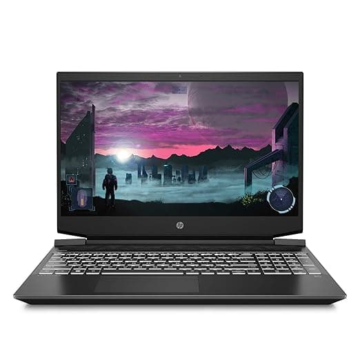 HP Pavilion Gaming 15.6-inch(39.62 cms) FHD Gaming Laptop (Ryzen 5-4600H/8GB/1TB HDD/M.2 Slot/Windows 10/NVIDIA GTX 1650 4GB/Shadow Black), 15-ec1024A