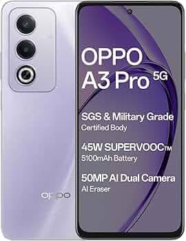 Oppo A3 Pro 5G (Starry Black, 8GB RAM, 256GB Storage) Without Offer